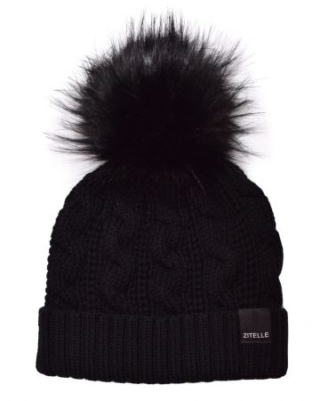 Women's Timeless Fitted Cable Knit - Black